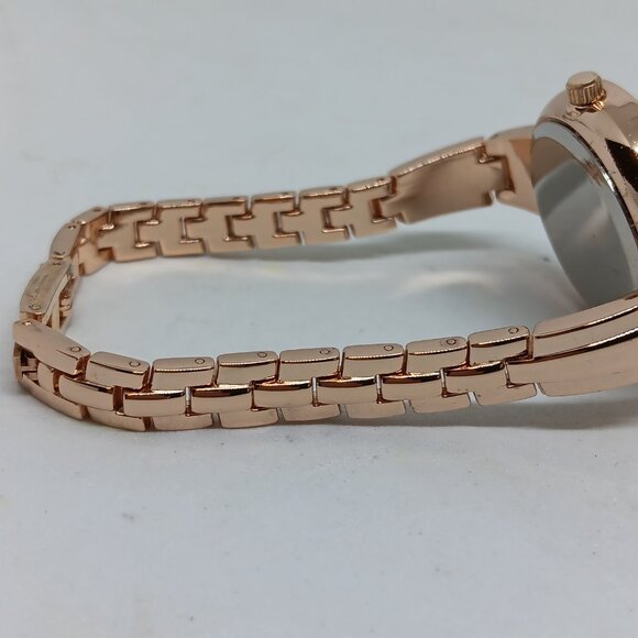 Catherine Malandrino CMO5178 Women's 34mm Rose Tone Watch + Jewelry Sample Set - Picture 7 of 11